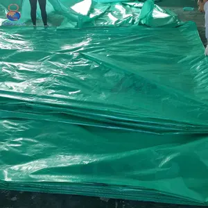 Tarpaulin Plain Coated Tarp Woven Outdoor Supplier Roll Heavy Duty Plastic PE Tarpaulin Fabric China Coating Waterproof Tarp