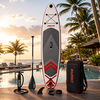 Pour les complexes hôteliers et les flottes de location : Planche de paddle gonflable polyvalente de 10 pieds 8 pouces, idéale pour les hôtels et les flottes, avec accessoires SUP complets