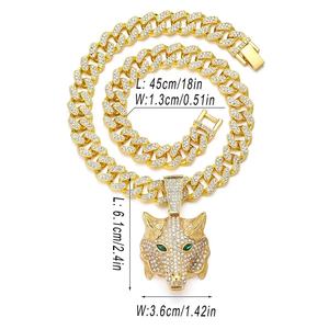 Hip-hop alliage <span class=keywords><strong>pas</strong></span> <span class=keywords><strong>cher</strong></span> glacé pavé diamant Rose oeil hommes crâne tête pendentif squelette pendentif collier pour hommes - Product Image 5
