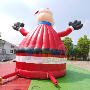 Outdoor large commercial jumping castle inflatable santa claus bounce house for holiday events and parties - Product Image 4