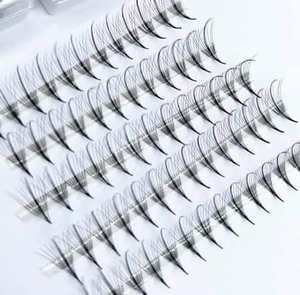 Ultra-Speed Matte Black Premade 5D 7D 9D Wispy Spike y Fan Lash Extensions 0,15mm Grosor Hecho en Vietnam - Product Image 3