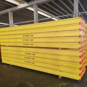 Poutres de <span class=keywords><strong>coffrage</strong></span> en <span class=keywords><strong>bois</strong></span> DongQing H20 en gros avec peinture jaune haute résistance pour la construction en béton - Product Image 6