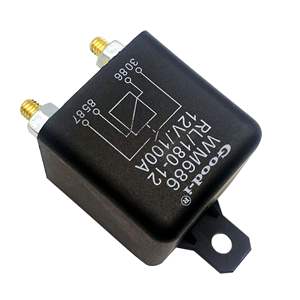 Relais de démarreur de voiture Peugeot WM686 100A, relais de démarreur modifié 12V/24V, état neuf - Product Image 4