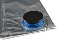Sac en plastique PE aseptique de 220 L, récipient stérile pour la pâte de tomate, 5-200 L en fût, emballé dans une boîte
