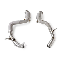 Collecteurs d'échappement Performance SS304 pour Mercedes Benz AMG GT63 GT63S 4.0T W213 2014-2023 – Tuyau de vidange à flux libre