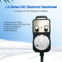 Makinopc Solid Plastic Electronic Handwheel Manual 4 Axis 5V 100PPR Green LED MPG Pulse Generator FANUC Mitsubishi Systems