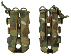 Bolsa táctica para botella de agua Molle, porta hervidor con bolsa de sistema Molle, para deportes al aire libre, senderismo, tácticas, gimnasio, cordón - Product Image 5