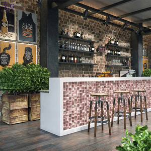 Set Bancone Bar Personalizzato di Nuova Concezione con Mosaico 3D di Alta Qualità per Ristoranti e Bar - Product Image 4