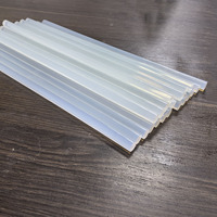 Bâton de colle thermofusible EVA 7 mm 11 mm transparent pour bricolage, artisanat, travail du bois, construction, emballage, adhésif pour pistolet à colle thermofusible