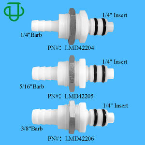 Raccord mâle de valve à plaque à double joint torique série L, en plastique POM de haute qualité, remplace les raccords rapides CPC - Product Image 1