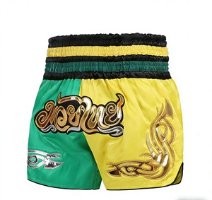Pantalones Cortos de <span class=keywords><strong>Muay</strong></span> <span class=keywords><strong>Thai</strong></span> Unisex Reedot Sports, Personalizados, 100% Satén, Cintura Alta, Sublimación, Modelo de Artes Marciales de Lucha y Grappling de <span class=keywords><strong>Tailandia</strong></span> - Product Image 5