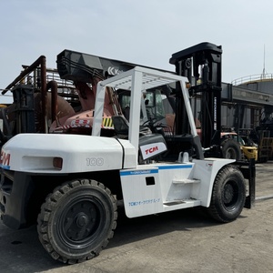 Chariot élévateur TCM FD100 d'occasion en bon état, 10 tonnes, 7 tonnes, 5 tonnes, chariots élévateurs diesel d'occasion en bon état à vendre - Product Image 6