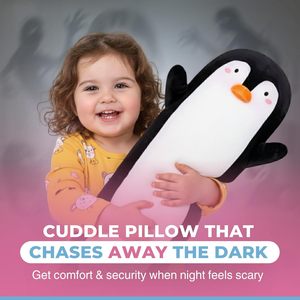 Cuddle Bàn Chân Chim Cánh Cụt Cơ Thể Sang Trọng Gối Ôm Mềm Đồ Chơi Plushie Quà Tặng Cho Cô Gái Dài Thú Nhồi Bông Đệm Cho Trẻ Em - Product Image 3