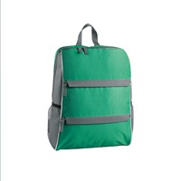 Sac à dos scolaire promotionnel en polyester imperméable avec logo personnalisé FOCUS, fermeture éclair, impression personnalisée, design élégant pour la publicité