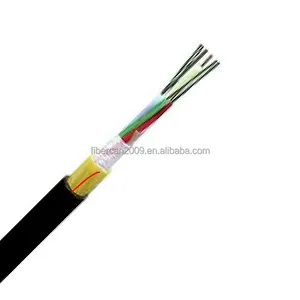 Fiber Optic Cable Adss Single Sheath 12 Core Adss Optical Fiber Cable