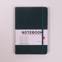 Carnet A5 avec sangles, cahier avec couvre-taille, simili cuir à surface dure, sangles élastiques et serrées, manuel, agenda