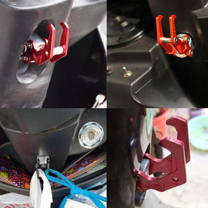 หมวกกันน็อคมอเตอร์ไซค์โมโตโรล่า อลูมิเนียมอัลลอยด์ ตะขอเก็บของ รุ่น E สีดำ แดง น้ำเงิน ทอง เงิน - Product Image 5