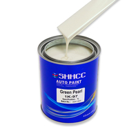 SHHCC 1K Verde Perla, Revestimiento Acrílico Líquido, a Base de UV, Impermeable, Brillante, Resistente a Desportilladuras, Pintura de Acabado Automotriz, Revestimiento Plástico