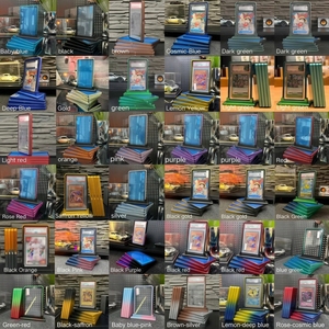 Vente en gros <span class=keywords><strong>de</strong></span> nouveaux étuis <span class=keywords><strong>de</strong></span> protection pour cartes <span class=keywords><strong>de</strong></span> visite en métal à fermeture magnétique multicolores avec support d'affichage en aluminium - Product Image 4