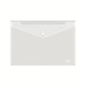 Custom Logo Waterproof PP Document Bag Transparent <b>File</b> Folder <b>A4</b> Plastic Envelope With Snap for School Office Supplies - Product Image 4