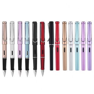 Ensemble de stylos gel noirs effaçables 0,5 mm avec impression UV de logo personnalisé, papeterie de bureau en plastique, fournitures scolaires, signatures, vente en gros - Product Image 2