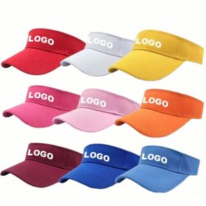Design Customized Color Cheap Adjustable Beach Sun Sports Golf Cap Visor <b>Hat</b> Supported <b>for</b> Men Women - Product Image 3
