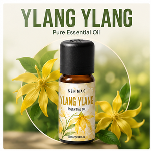 Huile d'Ylang-ylang pure et naturelle de haute qualité, nourrit les cheveux, équilibre la production de sébum, convient aux soins de la peau et des cheveux. - Product Image 1