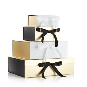 Manufacturer Custom Gold Cardboard Hair Extension Magnetic Closure Gift Box