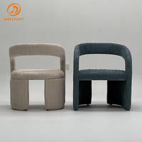 Chaise de salle à manger italienne design moderne de luxe chaises de salle à manger en velours bleu moderne haut de gamme