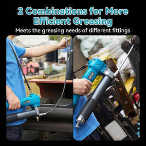 Professionele draadloze automatische zware-duty 6000PSI vetpomp 24V elektrische vetpistool 600CC vetpistool - Product Image 4