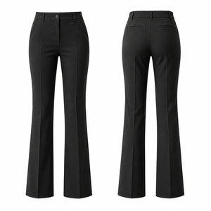 Custom Women's Work <b>Pants</b> Stretch Office Trousers Tailored Fit Business Casual Professional Wear - Product Image 2
