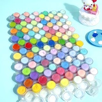Peintures acryliques Macaron 108 couleurs, capacité 3 ml, en forme de crème glacée, kit de coloriage DIY pour poupées en plâtre peintes à la main