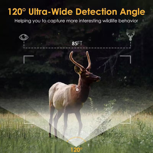 Nouvelle caméra de détection d'animaux sauvages 4K haute <span class=keywords><strong>définition</strong></span> 48MP, étanche IP67, avec connexion point à point et contrôle Wi-Fi, activée par le mouvement - Product Image 4