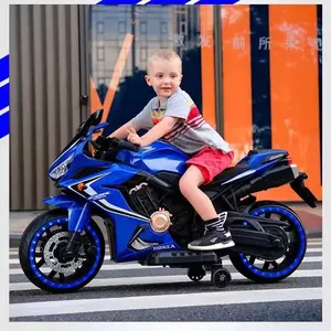 Kinder-Doppelantrieb-Elektro-Motorräder Kind-Handgriff Drehung mit coolen Licht Großhandel-Spielzeug-Autos Kunststoff-Material