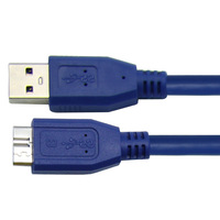 0.5M USB 3.0 Type A mâle à Micro B mâle câble d'extension cordon adaptateur Super vitesse taux de transfert de données Dec24 accessoires informatiques