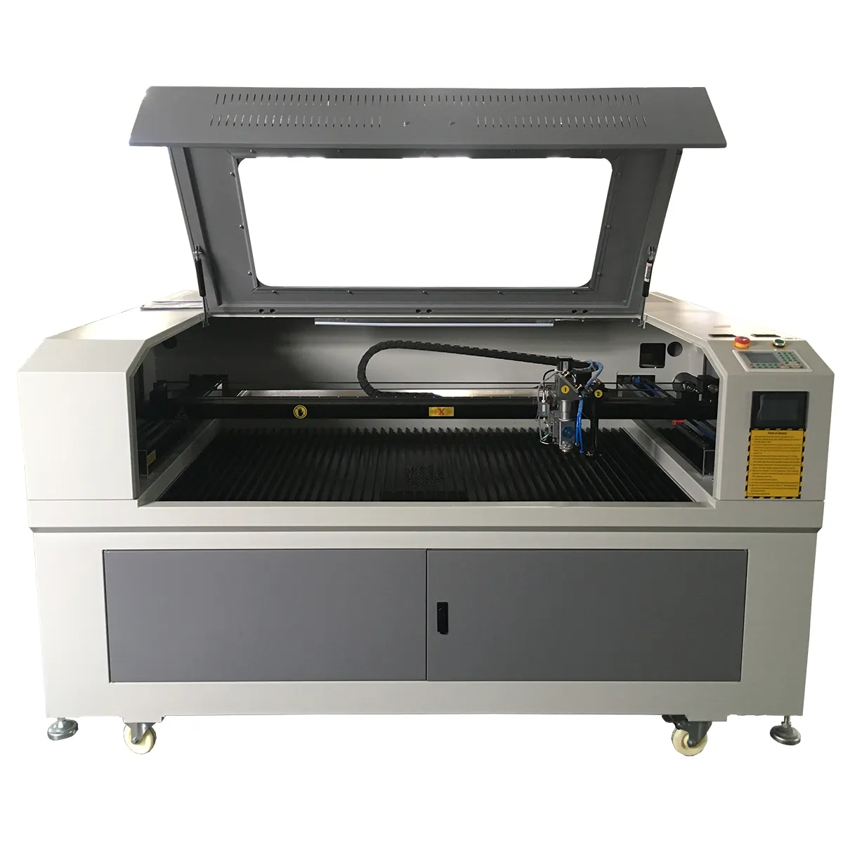 Double-head 1610 laser cutter for cardboard / laser co2 cut metal / laser cutting machine for stainless steel