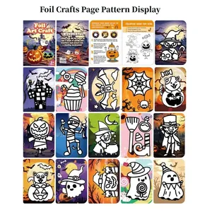 Jumon DIY Magic Transfer Painting Mini Sticker Paper Eco-friendly CMYK <b>Color</b> Kids Foil Arts Crafts Drawing Toys Set T-44 - Product Image 5