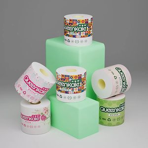 Papier toilette écologique de qualité supérieure, recyclé, 2 plis, en gros, pour hôtels et foyers, prix avantageux - Product Image 5