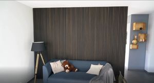 Panneau mural moderne PE anti-eau WPC pour murs extérieurs de salle de sport Grille de co-extrusion bon marché Conception étanche de <span class=keywords><strong>façade</strong></span> - Product Image 5