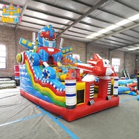 Château gonflable WODI de qualité commerciale en PVC de 0,55 mm, château gonflable dinosaure à vendre, gonflable pour enfants et adultes, utilisation en parc d'attractions