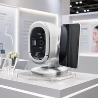 Analyseur de peau coréen AI, scanner facial 3D, lumière pulsée, Wifi, appareil d'analyse de la peau ABS pour la maison, le spa, le salon, la clinique