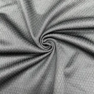 Mẫu Miễn Phí 100% Polyester Trắng Cho Thăng Hoa Chất Lượng Cao Sọc In Vải Thời Trang Vải Dệt Kim