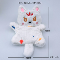 Bavoir en peluche super doux pour bébé, bavoir personnalisé en forme d'animal, bavoir de haute qualité pour bébé EN71/ASTM