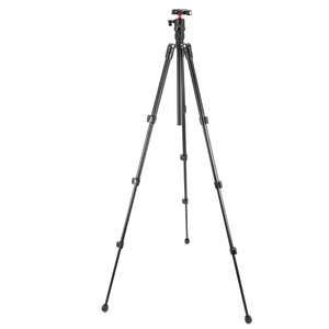 Trípode de Fibra de Carbono ULANZI JJ06, Carga de 18 kg, Trípode de Video de 187 cm, Cabezal de Bola Doble de 360°, Liberación Rápida Uka Arca - Product Image 1