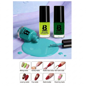 ชุดยาทาเล็บไฮไชน์ สูตรติดทนนาน สีสันสดใส แห้งเร็ว คุณภาพระดับซาลอน - Product Image 5