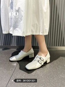 <span class=keywords><strong>รองเท้า</strong></span>ข้อเท้าสูง 5 ซม. รุ่นสปริง/ซัมเมอร์/ออทั่ม ปี 2026 ดีไซน์ทันสมัย โลโก้สั่งทำได้ หนังแท้ หัวเข็มขัดโลหะ นุ่มสบาย แฟชั่นลำลอง เดินสบาย - Product Image 4