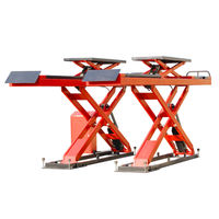 CHINSONG Pont élévateur à ciseaux double mère-fils encastré pour voitures |   Lève-voiture hydraulique pour atelier, équipement de levage pour garage