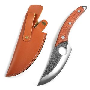 Cuchillo para deshuesar forjado a mano, cuchillo profesional para cortar carne, cuchillo para matanza de animales, cuchillo de carnicero, cuchillo para deshuesar, cuchillo de corte - Product Image 5