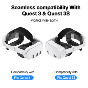 Ergonomic <span class=keywords><strong>VR</strong></span> Tai nghe cho <span class=keywords><strong>Oculus</strong></span> cho Quest 3/3S phụ kiện trò chơi cho người chơi thực tế ảo - Product Image 4