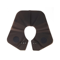 Imperméable à l'eau teinture pour les cheveux salon professionnel châle outil de traitement des cheveux Silicone cou bouclier coupe de cheveux Cape